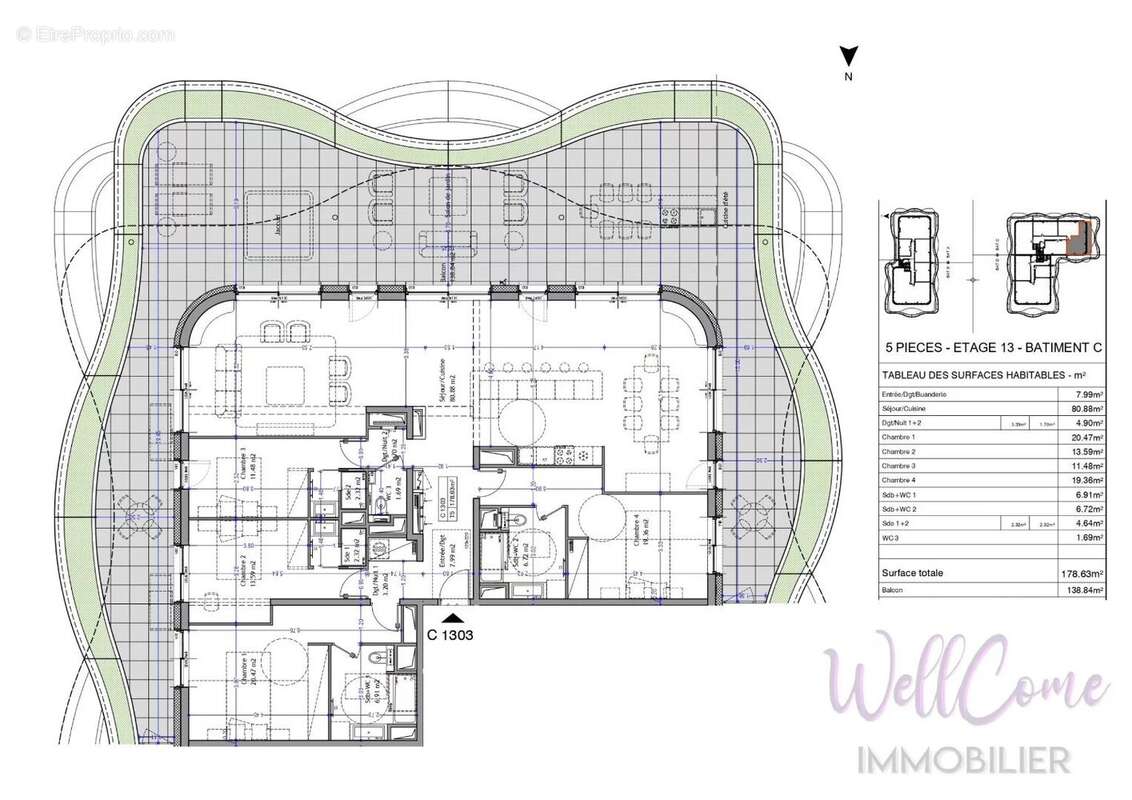 Appartement à AIX-LES-BAINS