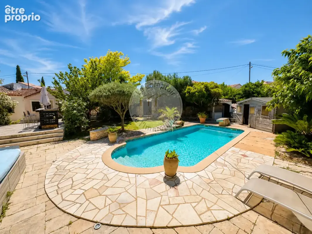 Rare à la vente   saint-julien   maison de 192 m2 sur 1 000 m2 de terrain avec piscine, t2 indépendant - photo 2