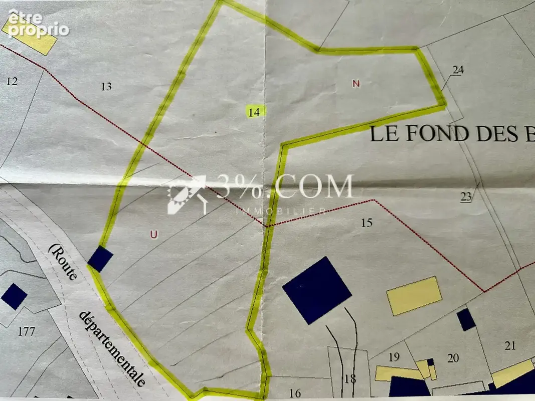 Terrain constructible de 6363 m2 sur la commune d'Uriménil - photo 11