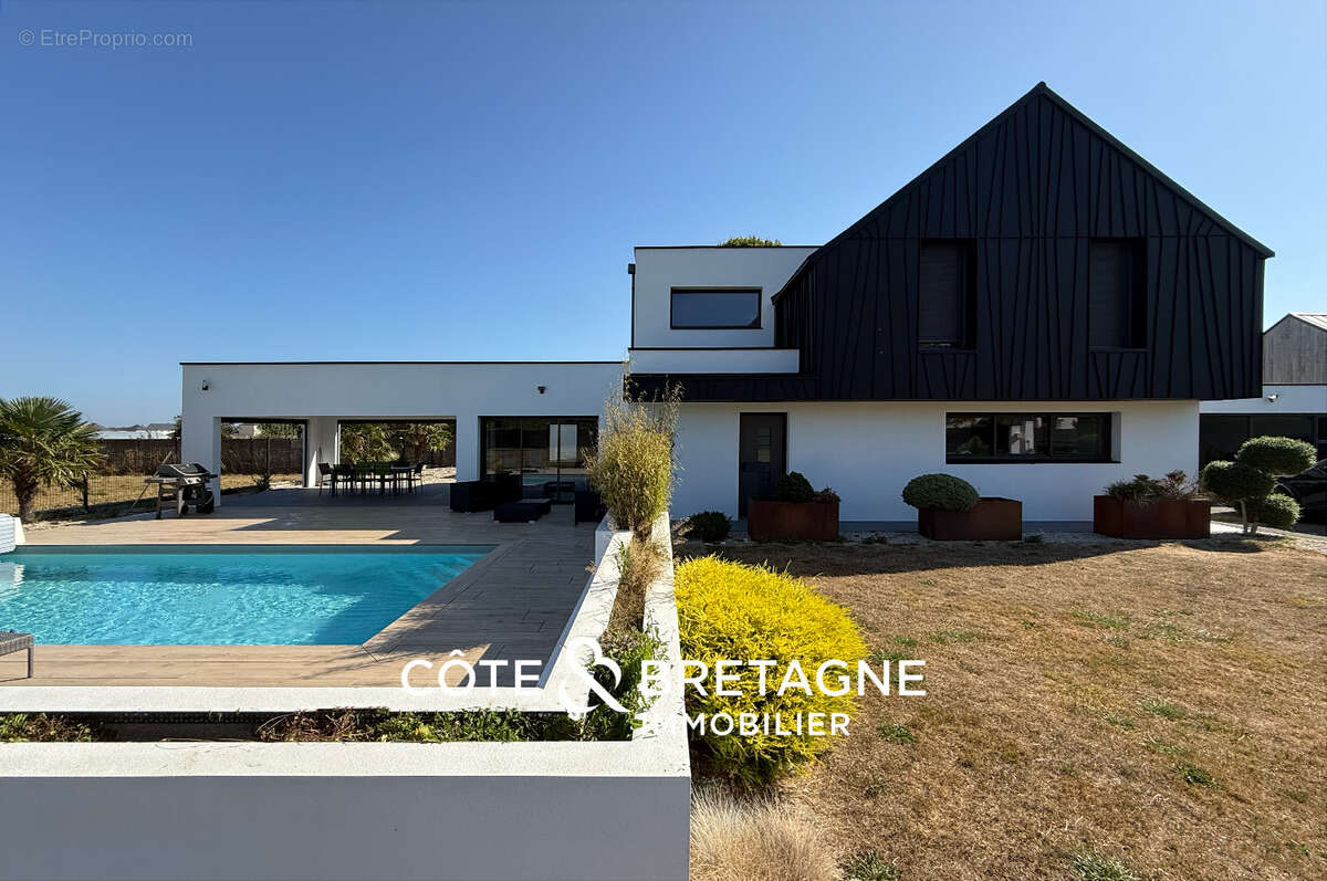 Maison d'architecte contemporaine avec piscine à pordic  réf : 2026135 - photo 12