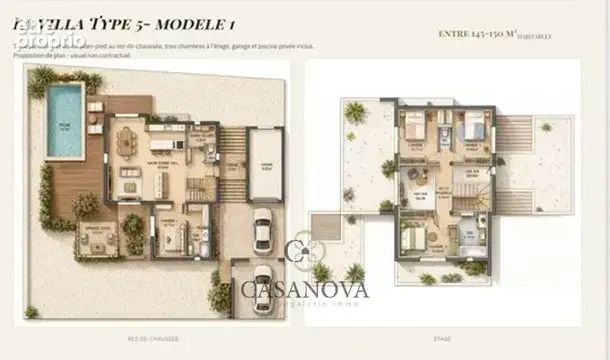 Villa d'architecte T5 de 150 m² avec piscine et terrain de 724 m² à Montferrier-sur-Lez - photo 2