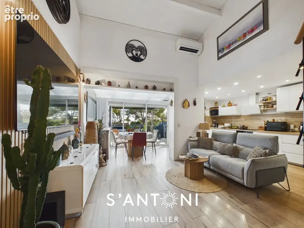 Le cap d'agde - st martin - maison renovee avec vue mer , garage et parking - photo 5