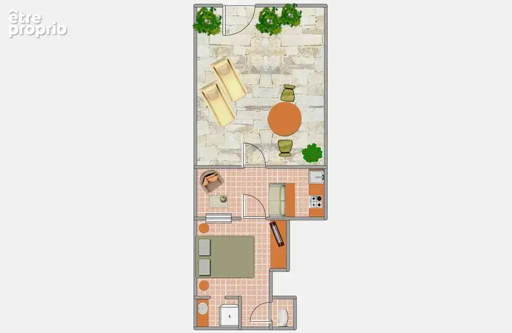 Appartement 2 pieces en rdj à vence - photo 15