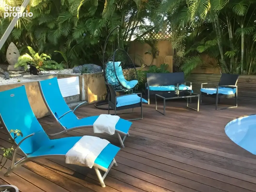 Proche bourg villa avec piscine et carbet à SAINT FRANCOIS (971) - photo 3