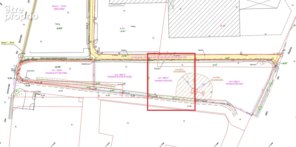 Zone commerciale perrigny auxerre - terrain constructible de 2854m² - photo 4