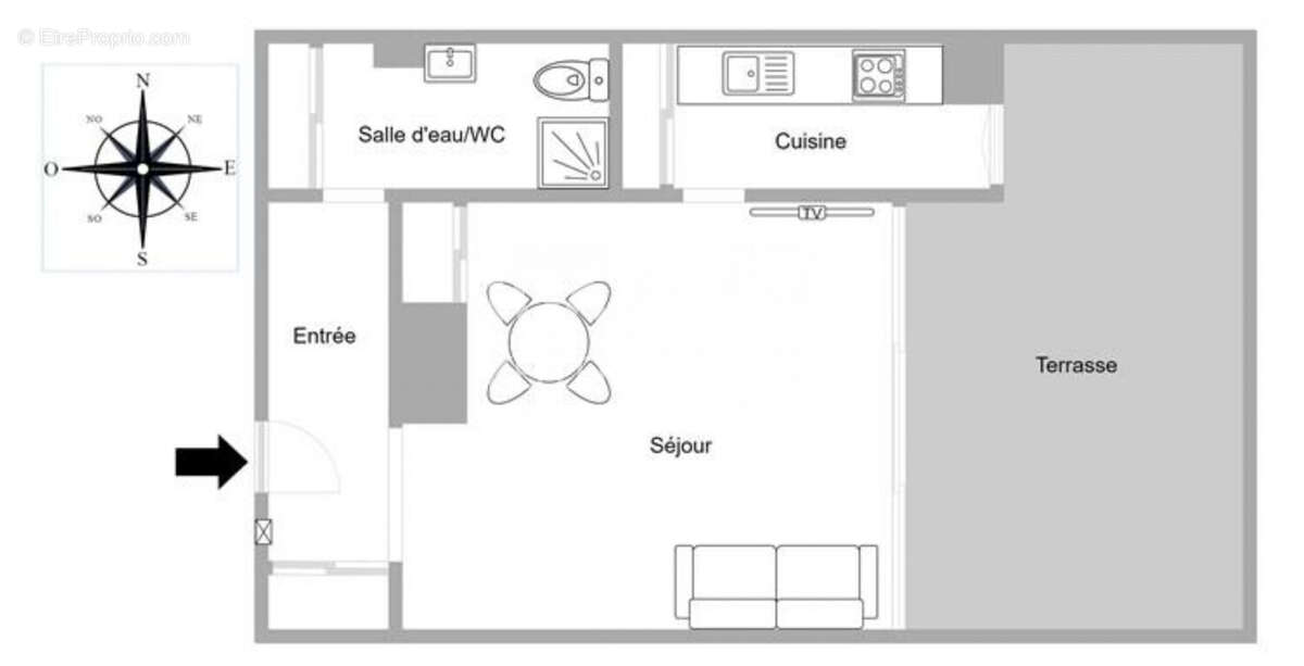 Appartement 42 m² à Cannes  - photo 8