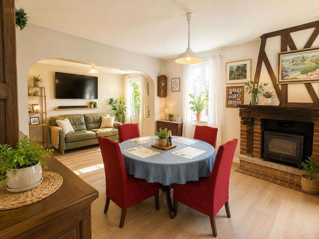 Ensemble immobilier loué : maison de 91m2, plus commerce à PLESLIN TRIGAVOU, le tout d'une surface de 140m2 - photo 3