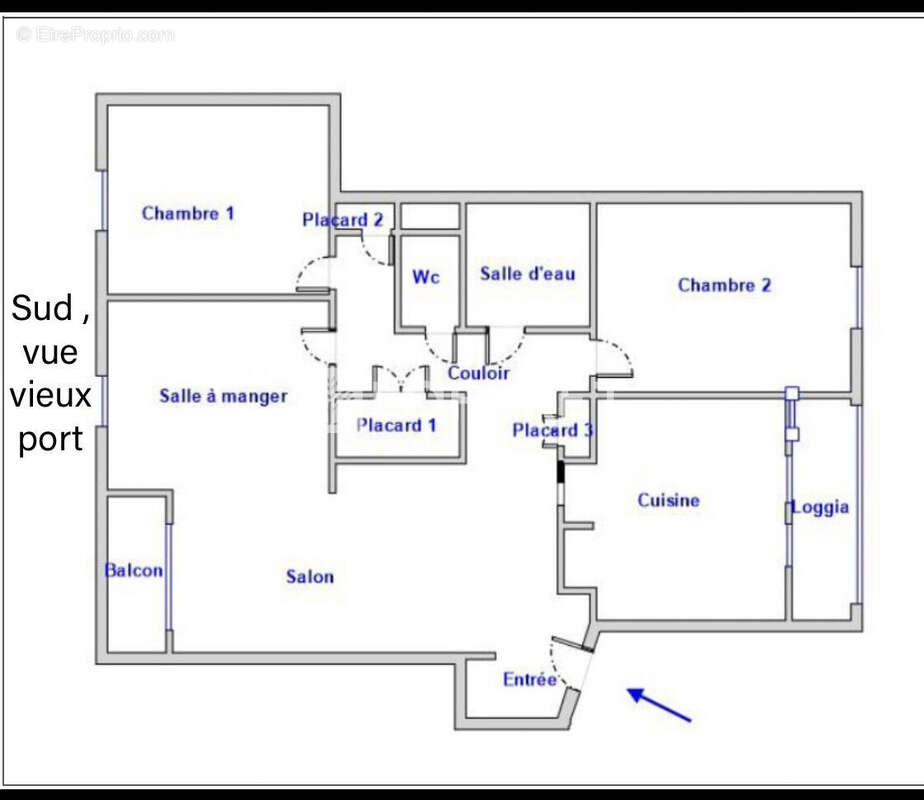 Appartement à MARSEILLE-2E