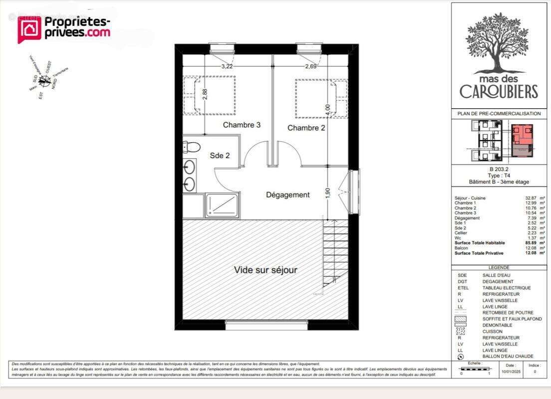 Appartement Perpignan 4 pièces de 79 m2 - photo 10