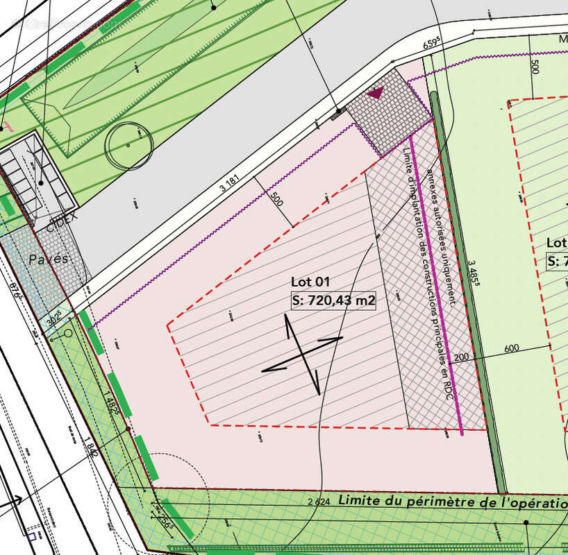 Terrain à bâtir de 720m2 / Lissieu - Bois Dieu - photo 3