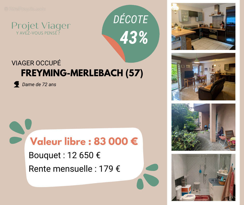 IDEAL INVETISSEUR - Viager occupé Freyming-Merlebach (57) - photo 1