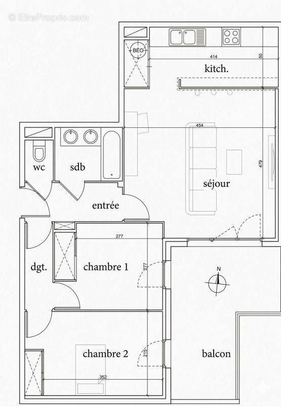 Appartement à NIMES