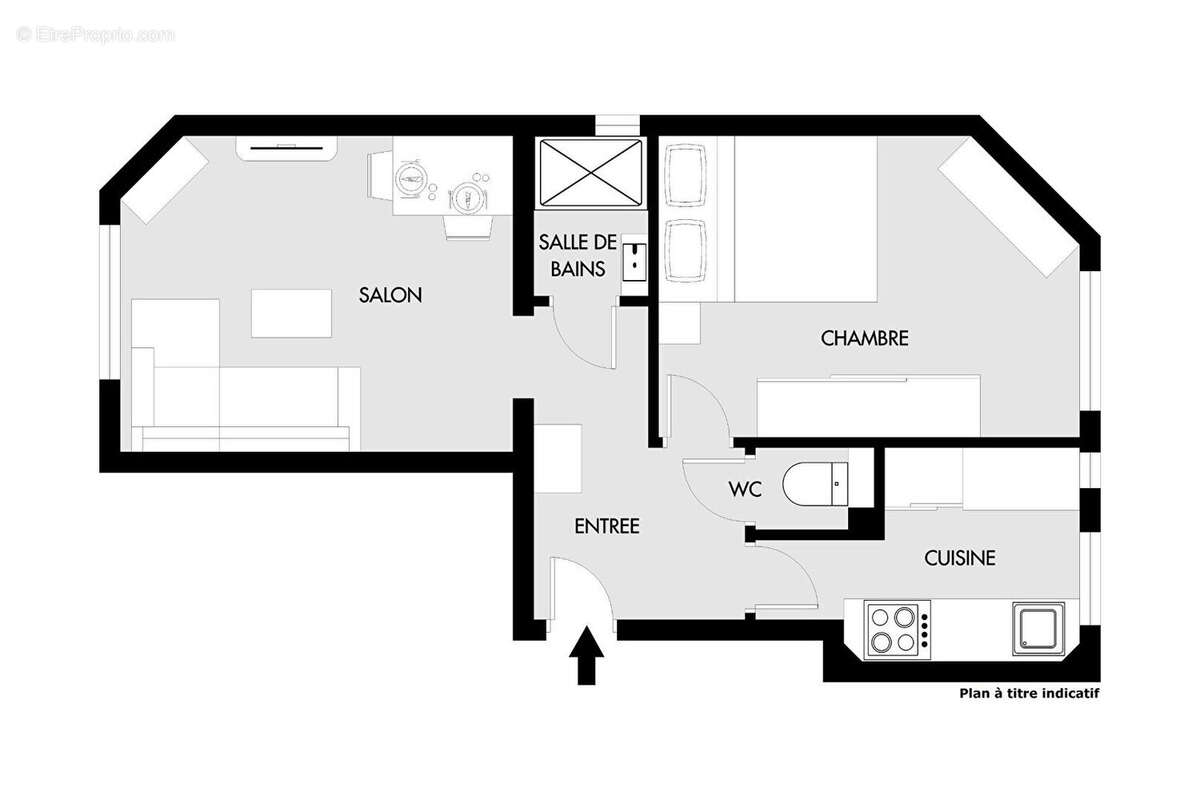 Appartement à PARIS-19E