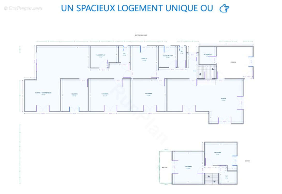 Maison modulable 5 chambres à saint-sever – potentiel 2 logements - photo 2