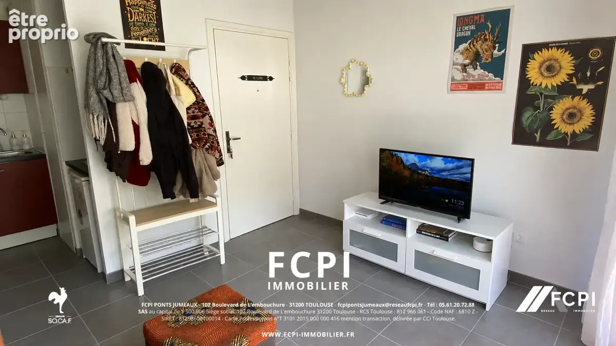 Appartement 1 pièce - 29,65m2 - Toulouse - photo 2