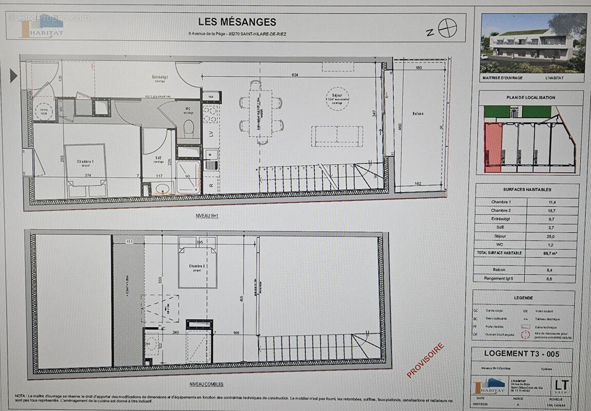 Appartement à SAINT-HILAIRE-DE-RIEZ