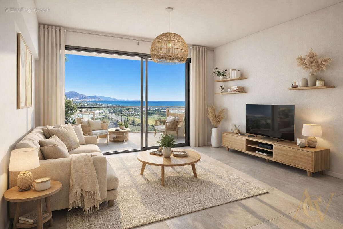 4 Pièces terrasse 100 m² vue mer Antibes 2 - Appartement à ANTIBES