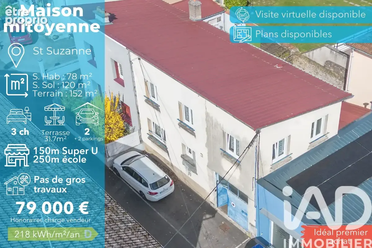 Photo 1 - Maison à SAINTE-SUZANNE