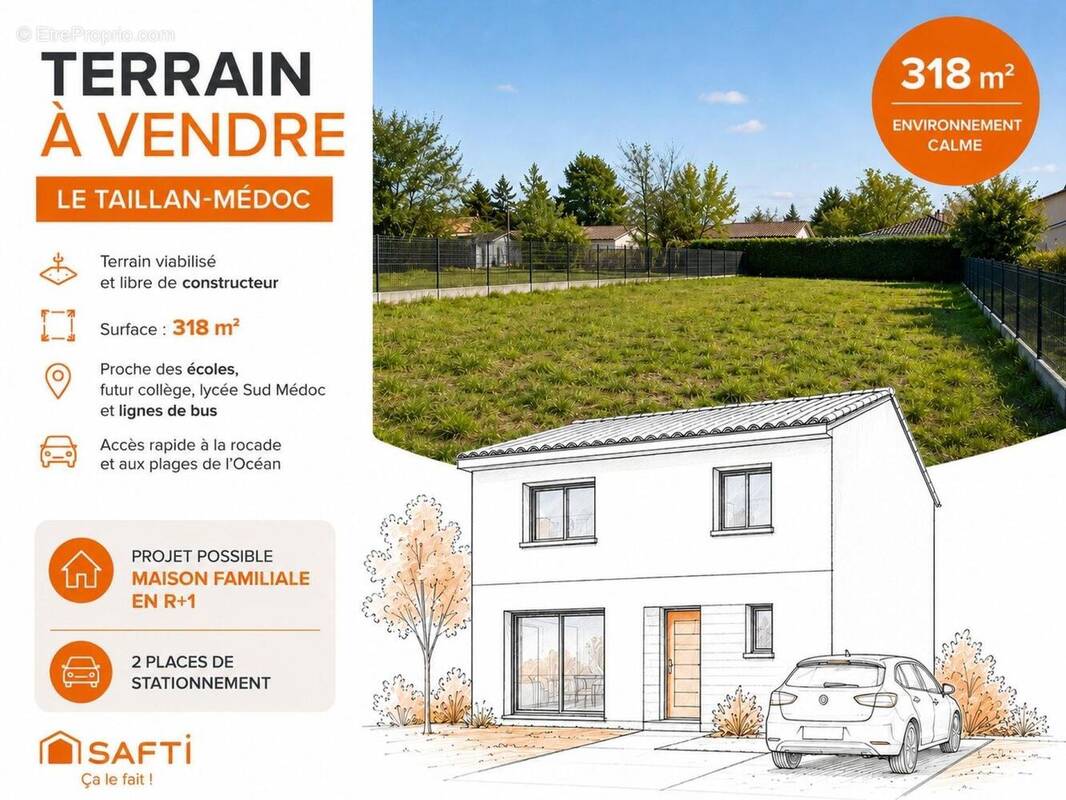 Photo 1 - Terrain à LE TAILLAN-MEDOC