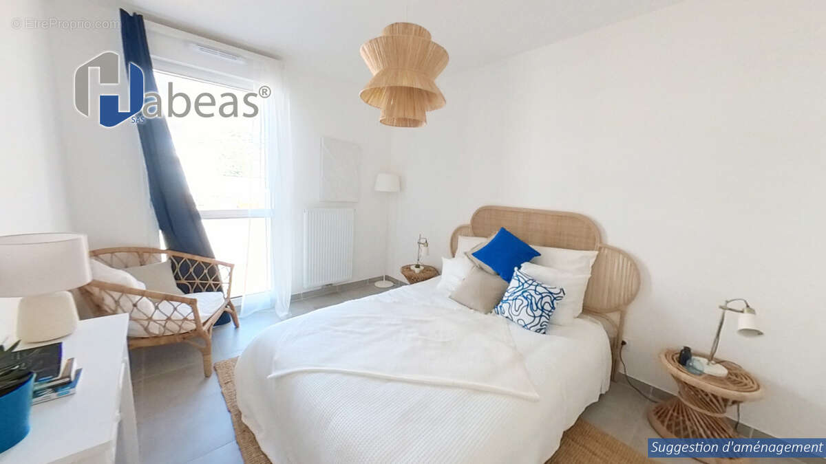 Appartement T3 de 58.65 m² avec jardin de 101m², terrasse  et deux parkings - photo 10