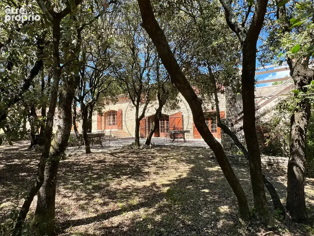 Entre Barjac et Uzès, Superbe maison en pierre avec vue panoramique - photo 7