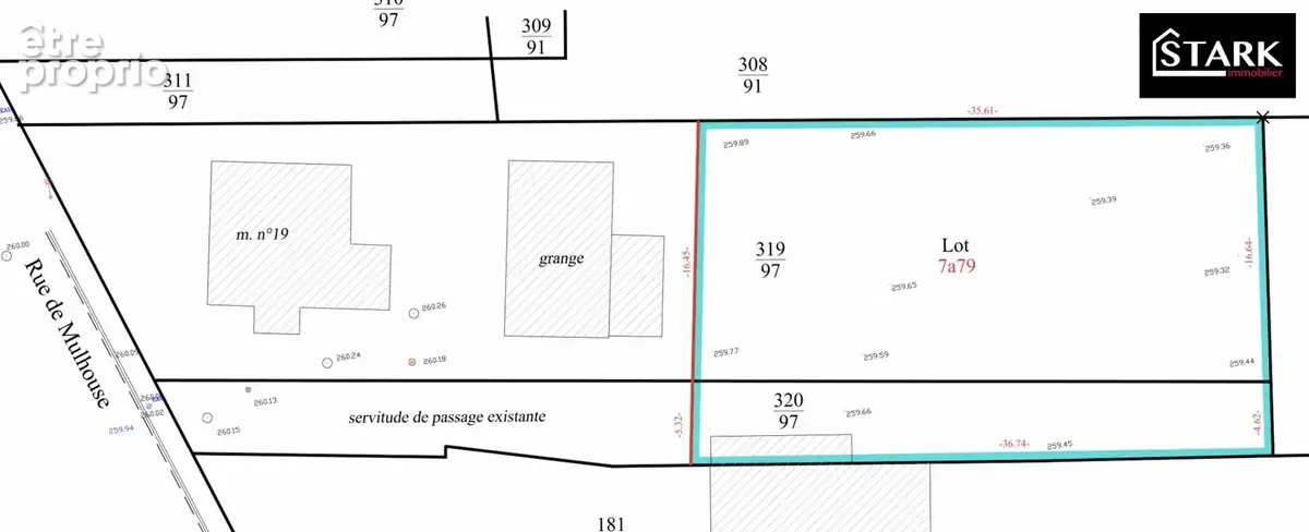 Terrain 937 m² à vendre à Wittelsheim (68310) - photo 6
