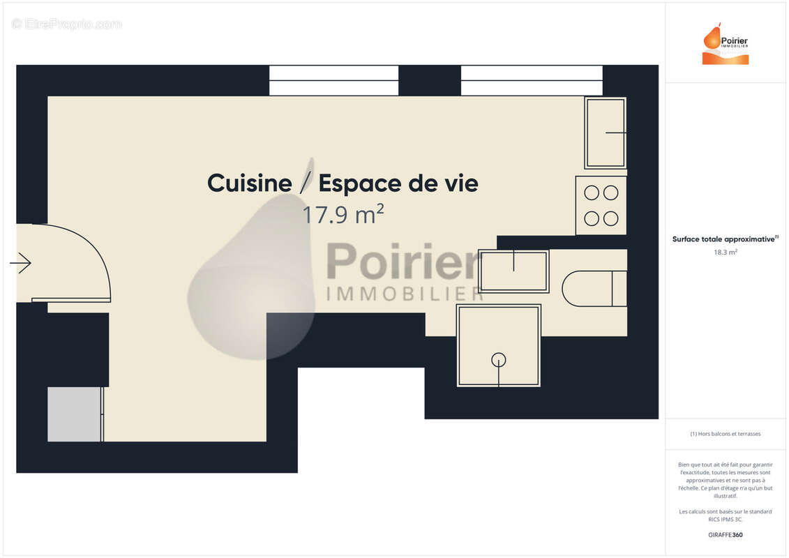 Appartement à EVIAN-LES-BAINS