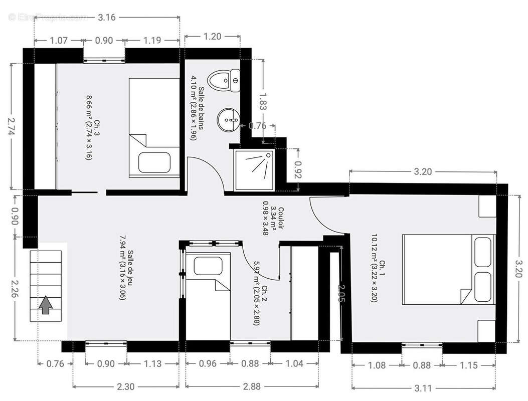 Appartement à PARIS-10E