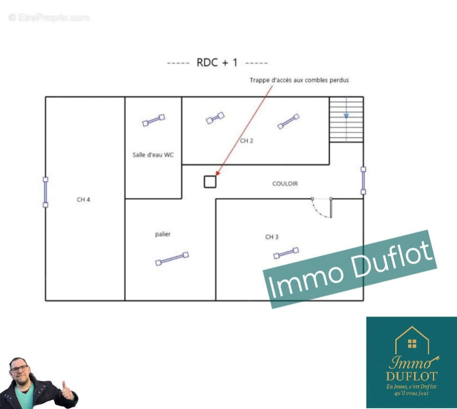 Pavillon individuel semi plain pied - photo 10