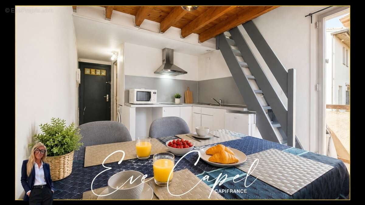 Appartement à vendre 2 pièces LE CAP D'AGDE (34), DUPLEX avec balcon au centre port - photo 6
