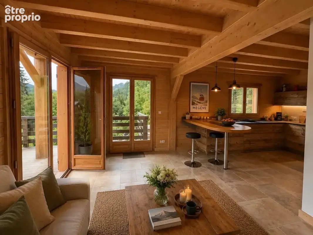 Chalet familial avec appartement indépendant – Vue montagnes Praz sur Arly - photo 3