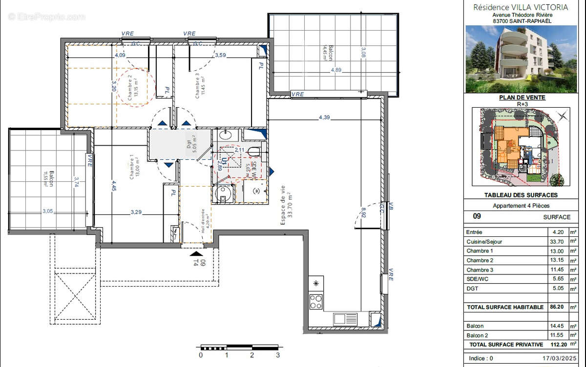 Appartement à SAINT-RAPHAEL