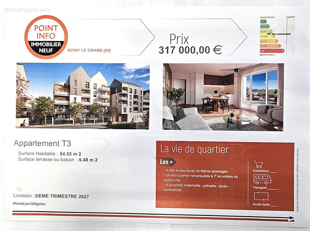 Appartement à NOISY-LE-GRAND