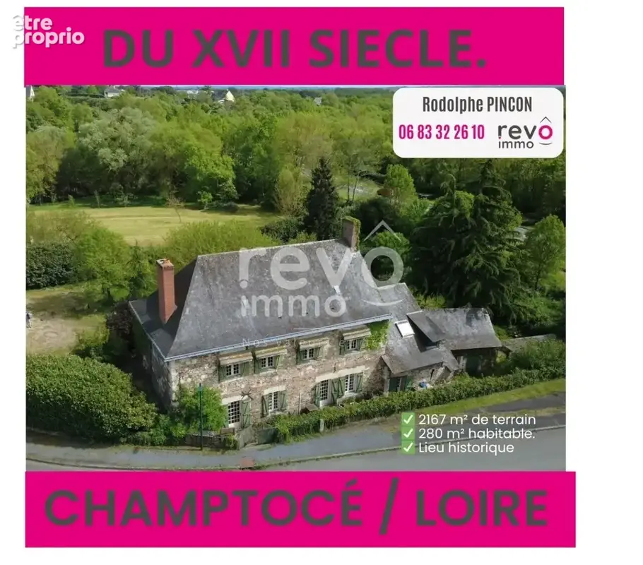 Maison à CHAMPTOCE-SUR-LOIRE