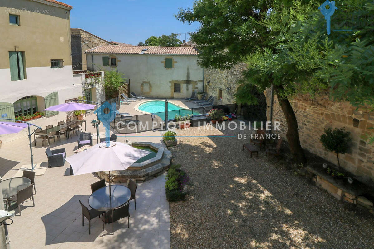A Vendre GARD (30) - Grande propriété de charme avec piscine en périphérie d'Uzès - photo 4