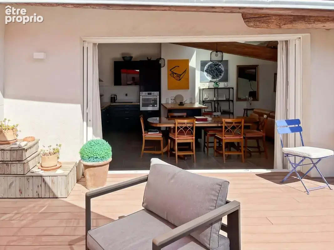 Vente authentique demeure au cœur de Marseillan avec terrasse et garage - photo 5