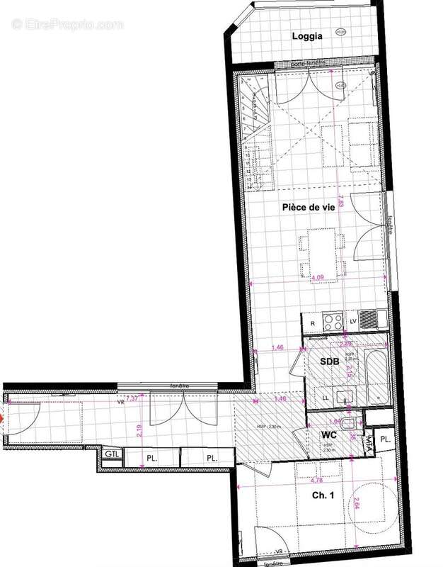 Appartement à BORDEAUX