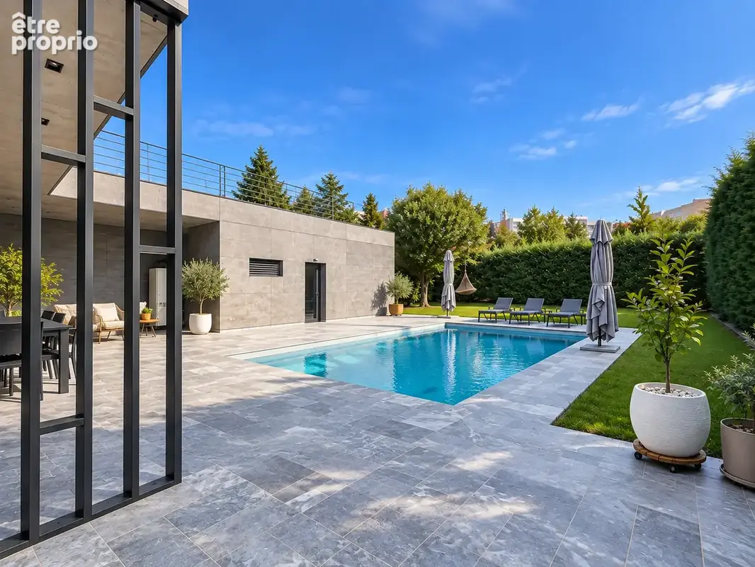 Maison d’architecte   273 m2   piscine chauffée   terrain 1 026 m2   prestations haut de gamme - photo 2
