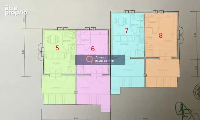 Appartement Type 2 + jardin + Stationnement privé (4 Type 2 de 44m2 en duplex) - photo 2