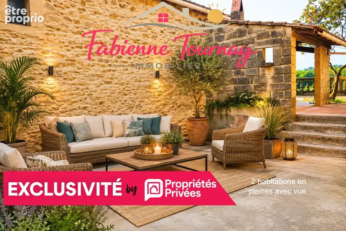2 maisons de village en pierres non-attenantes, garage, avec vue  exceptionnelle et calme total - photo 4