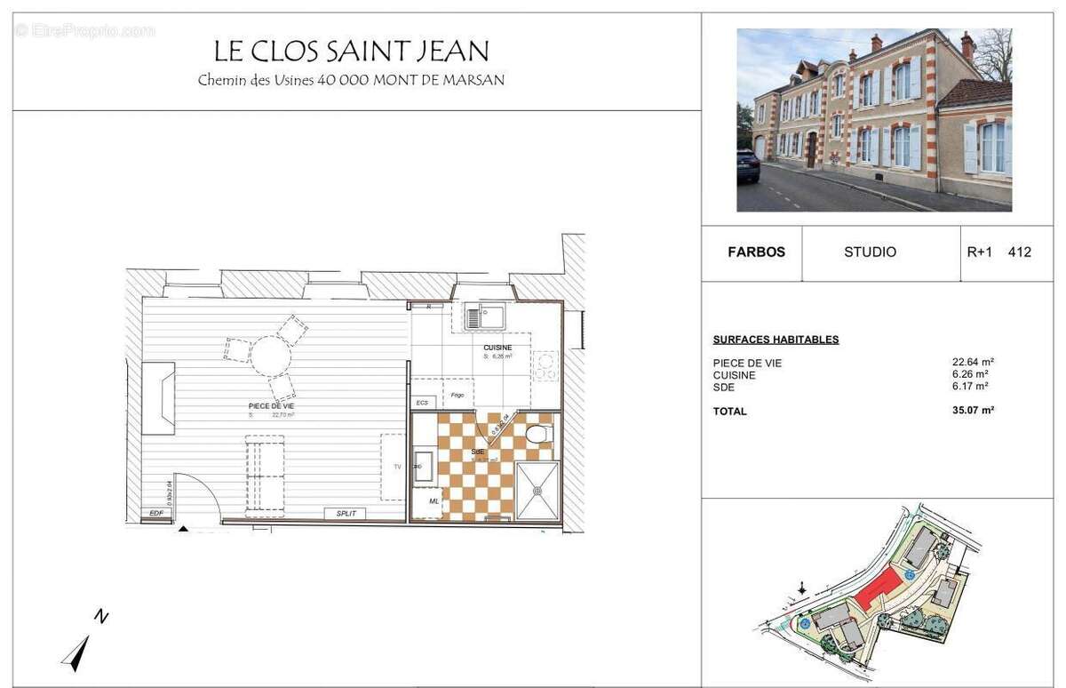 Appartement à MONT-DE-MARSAN