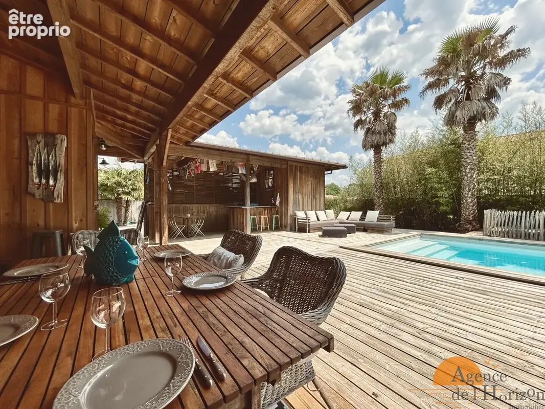 Lege cap ferret - magnifique villa bois 3 chambres et piscine - photo 12