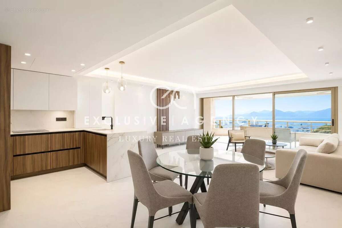 Cannes Californie Appartement de prestige 4 pièces 92m² vue mer panoramique et terrasse - photo 3