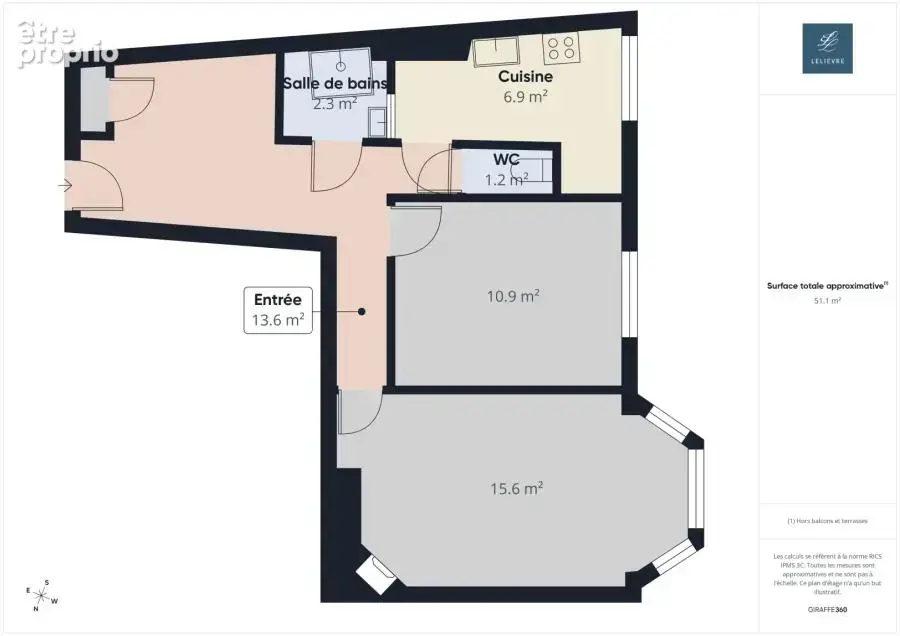 Appartement 52 m² à Paris-15e  - photo 9