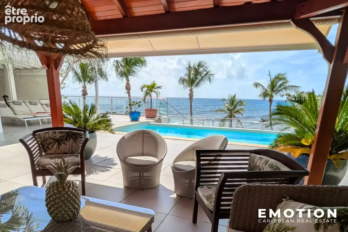 Villa 1ère ligne mer 3 ch à St François ( Guadeloupe) - photo 4