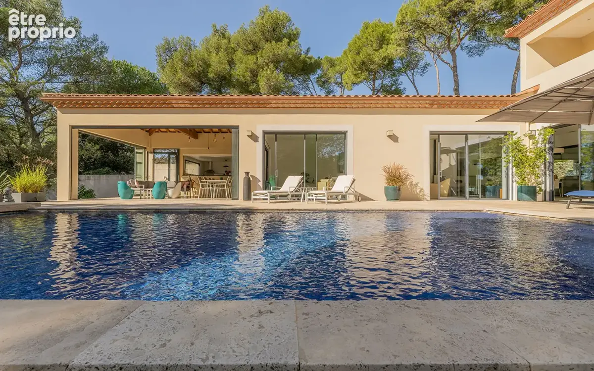 À 20 min de nîmes  elegante villa contemporaine, piscine à débordement et t2 indépendant - photo 1