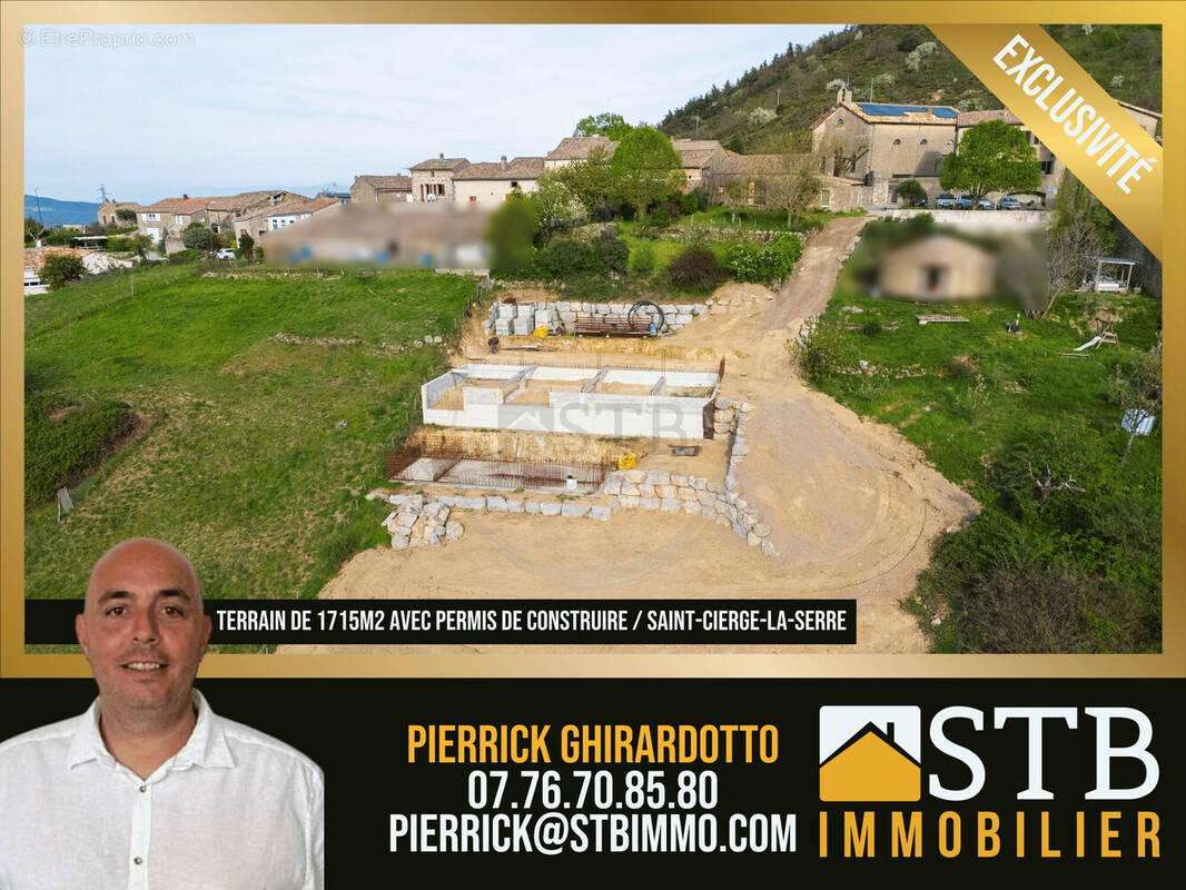 Terrain à SAINT-CIERGE-LA-SERRE