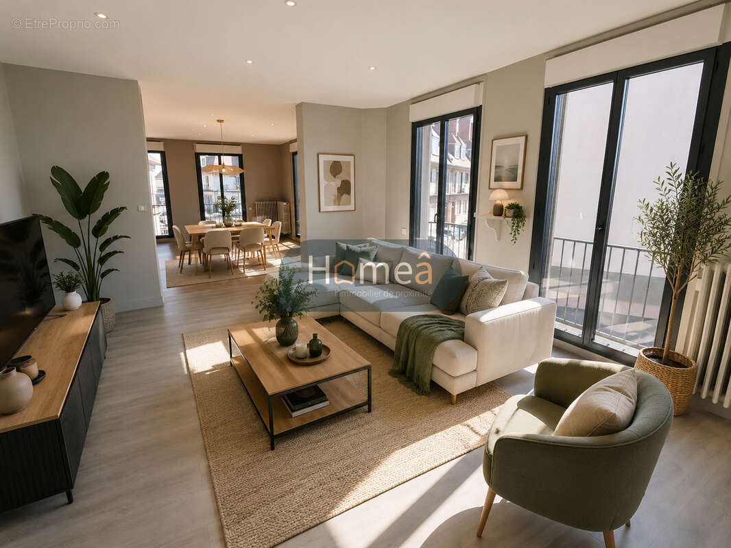 Superbe appartement 190m2 entièrement rénové centre Yvetot - photo 2
