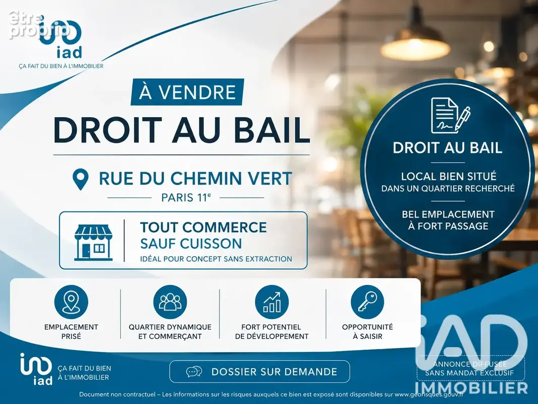 Photo 1 - Commerce à PARIS-11E