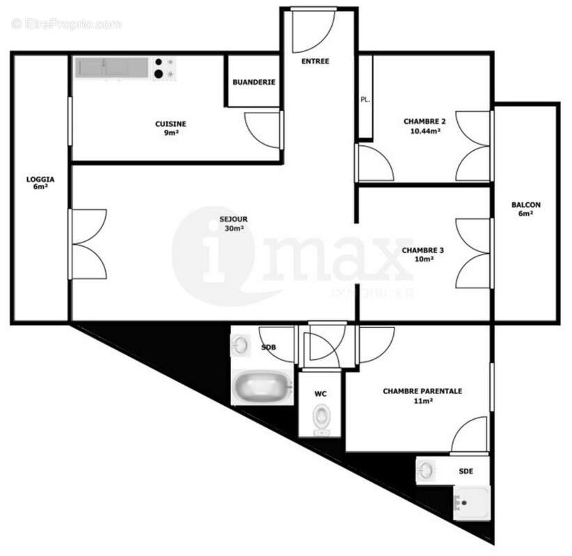 Appartement à CLICHY